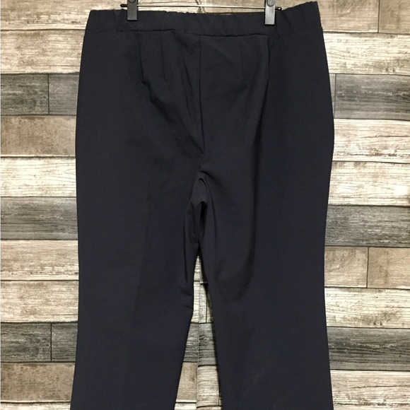 Lane Bryant Pull On Straight Pants Women’s 18 Blue (Inseam 29) Nylon Spandex - Picture 7 of 10
